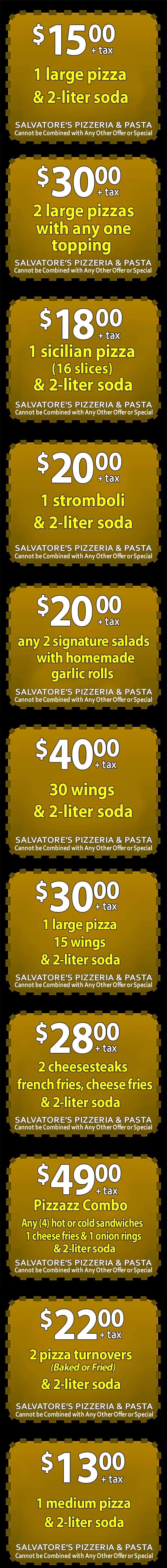 salvatores-pizzeria-pasta-pole-tavern-monroeville-nj mobile coupons